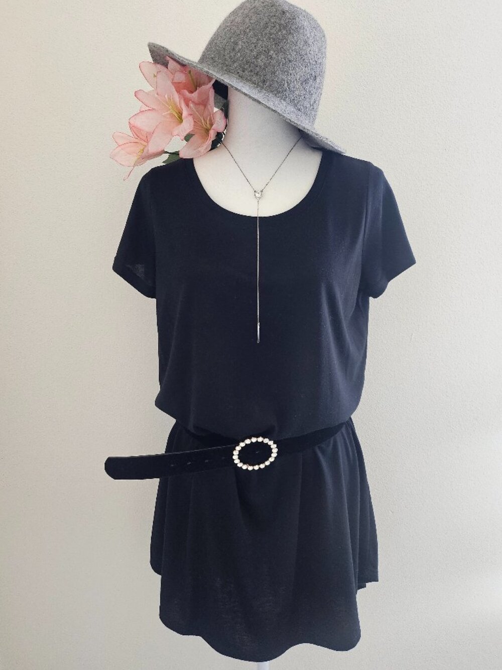 Cotton On Black Versatile T-Shirt Dress
